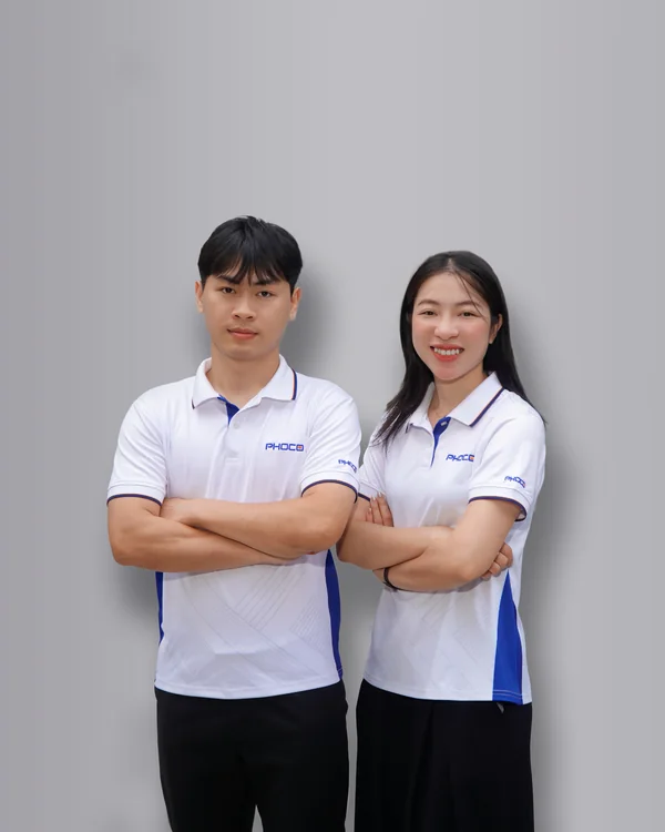 Nhân sự PHOCO trong đồng phục công ty